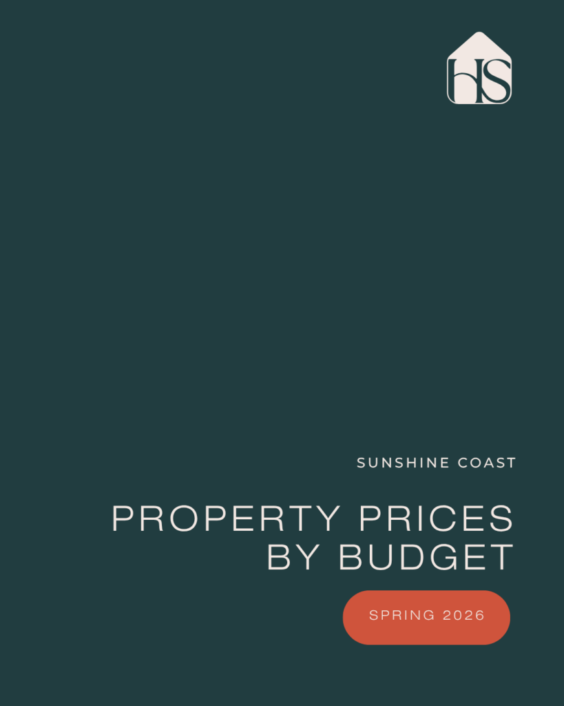 PROPERTY PRICES BY BUDGET | SUNSHINE COAST | SPRING 2026